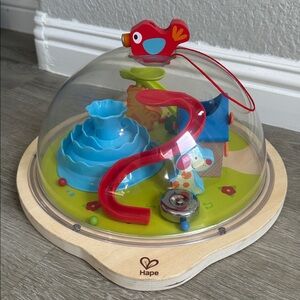 Hape Sunny Valley Adventure Dome Magnetic Maze Toy with Pepe & Friends
